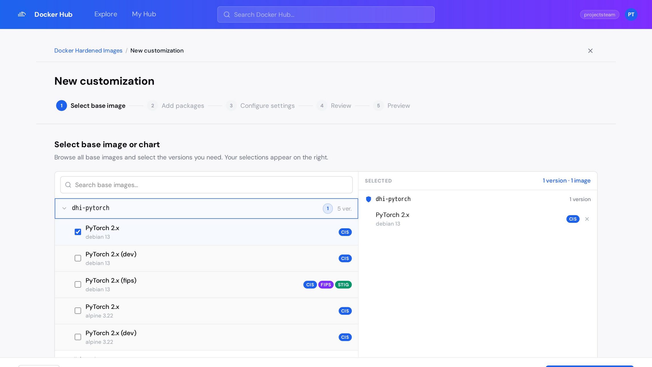 Bulk Customizations — the five-step customization wizard